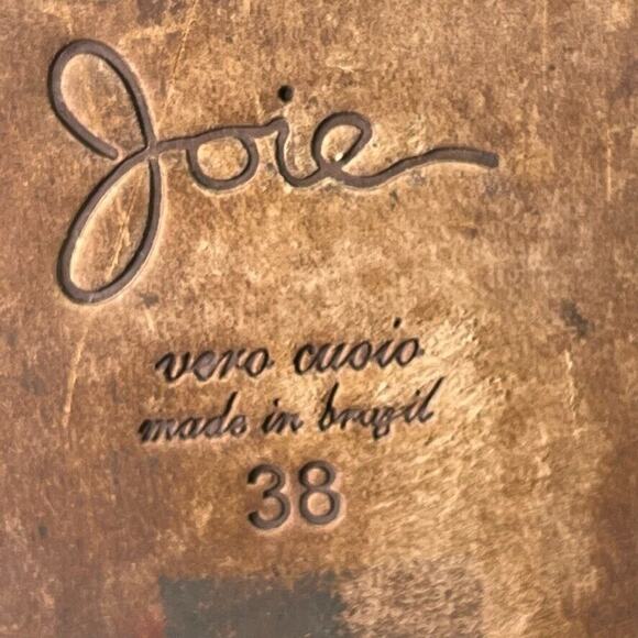 Joie Boots Women 8 Leather Suede Coachella Over The Knee Triple Buckle detail - Picture 9 of 15